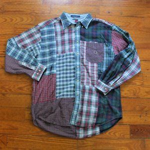 Tommy Hilfiger Shirts - Tommy Hilfiger Patchwork Button down Shirt Tommy Hilfiger Shirts - Tommy Hilfiger Patchwork Button down Shirt